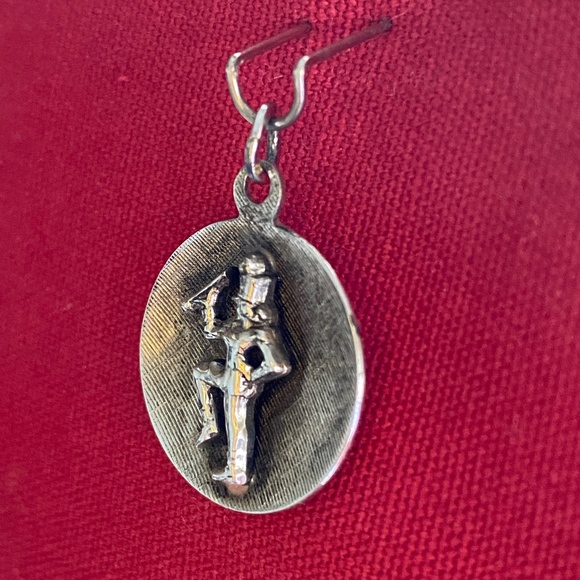 VTG I JMS I Sterling Drum Majorette + Baton Charm - Picture 11 of 16